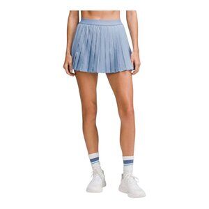 Lululemon High-Rise Pleated Tennis Skirt Size 8 in Blue Willow Athleisure Gym